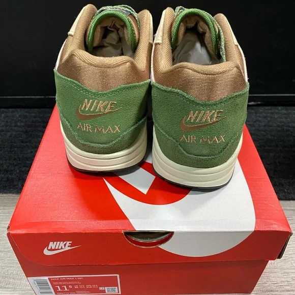 Nike Air Max 1 NH Treeline/Light Bordeaux DR9773 300 sz11.5 420 - Picture 5 of 6